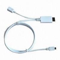 China China 1.5m MHL/Micro USB Male to  Male Adapter Cable, Ideal for Samsung Galaxy i9100 for sale