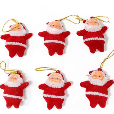 China Christmas Tree Decoration Ornaments Amazon Hot Sale Hanging Tree Christmas Tree Pendant Ornaments Christmas Tree Decorations PVC Santa Claus for sale