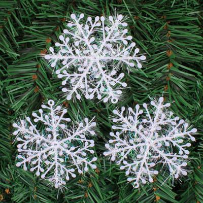 China Christmas Tree Decoration Ornaments Amazon Hot Sale Hanging Tree Christmas Tree Pendant Ornaments Christmas Tree Decorations PVC Snowflake for sale