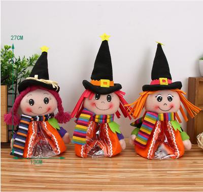 China Wholesale Halloween Decoration Amazon New Arrivals Halloween Storage Bag Gift Bag Flannel Candy Bag Hot Halloween Gift Bag-10 for sale