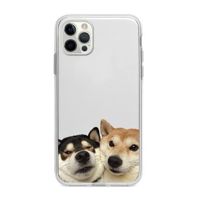 China Funny Shockproof Dog Silicone Cell Phone Case For Iphone New Design Phone Shell Shock Proof Protection Dog Phone Case for sale