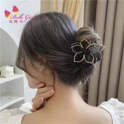 China BELLEWORLD Fashion Flower Hair Claw Clips Hair Clips Hairpin Women Girls Hair Accessories for sale