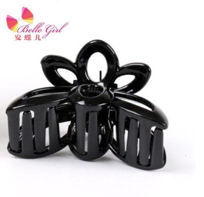 China BELLEWORLD New Fashion Korean Hair Claw Resin ABS Wholesale Flower Shaped Color Women Hair Claws for sale