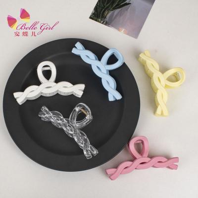 China BELLEWORLD Fashion Thick Hair Women Girls Hair Accessories Fashionable Large Claw Plastic Clips for sale