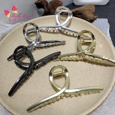 China BELLEWORLD Minimalist Fashion Metal Hair Claw Clips Hair Claws Stylish Women Girls Accessories for sale