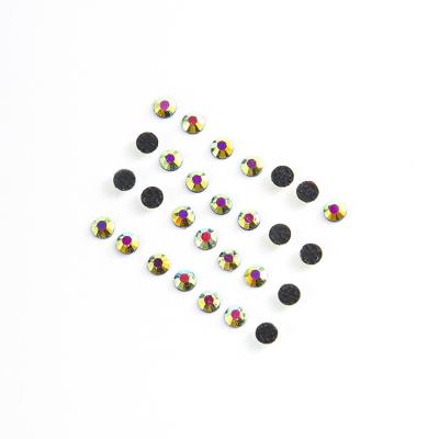 China Factory Wholesale ss3 ss4 ss6 Kumquat AB Hot Fake Stone Flatback Amazon Crystal Hot Fix Rhinestone for Garment Accessories for sale