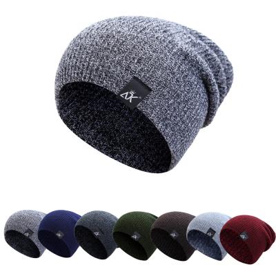 China breathable & Fashion Solid Color Men's Women's Unisex Hats Waterproof Ski Casual Skull Cap Autumn Winter Plain Beanie Knitted for sale