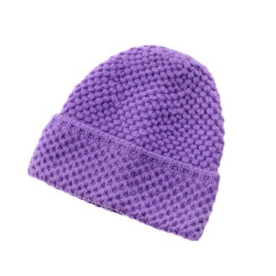 China New COMMON woolen hat for women in the Japanese Institute of Statistics knitted hat knitted hat Japanese cute candy color warm cold hat Autumn And Winter Korean Versatile for sale