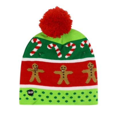 China breathable & Promotion Beanie Hat Knitted Unisex Kids Logo Embroidery Winter Hat Knit Waterproof Beanies Christmas Halloween for sale