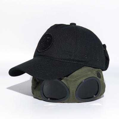 China breathable & Fashion Design Waterproof Hip Hop Hats For Boys Customized Kids Baseball Caps With Sun Glass Street Snapback Hats for sale