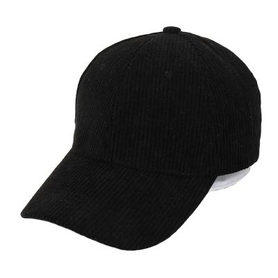 China Wholesale Dad Custom 5 Panel Unconstructed Baby Hats Corderoy Flat Corduroy Baseball Cap COMMON for sale