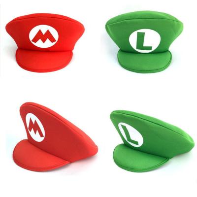 China Super Mario Hats Caps Luigi Bros Cosplay Hot Sale NS Anime Super Mario Cosplay Hat Adult Child Dropshipping Super Hat for sale