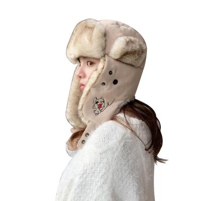 China Winter COMMON Hats Cute Puppy Cartoon Women Outdoor Ski Hats for sale