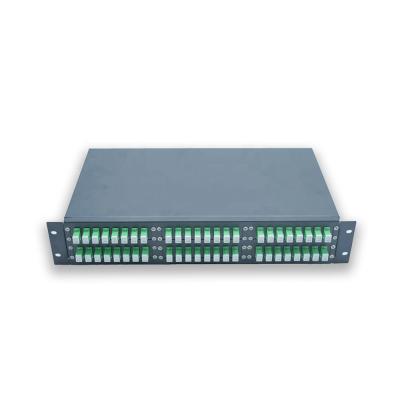 China Hot sale 1U 2U 3U 4U 24 cores of FTTH GPZ/JJ-FC48 48 96 144 stretch mounted fiber optic terminal box for sale