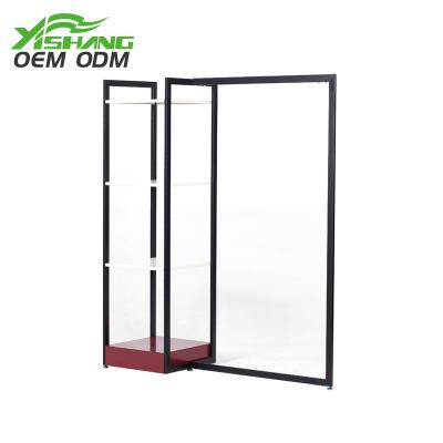 China Custom Flooring Women's Rust Protection Wholesale Metal Coat Clothing Display Stand for sale