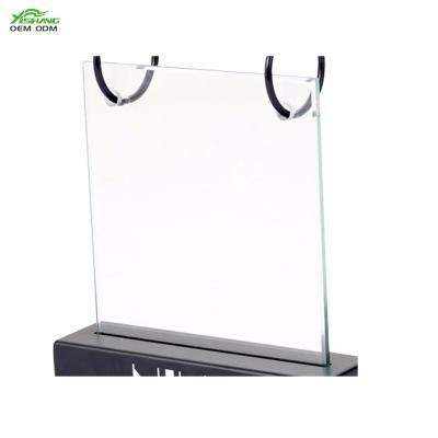 China Outdoor Rust Protection Retail Store Restaurant Food Menu Table Top Display Racks for sale