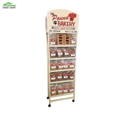 China Rust Protection Retail Store Floor Rack Metal Essential Oil Cosmetic Display Racks for sale