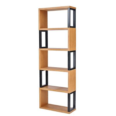 China (Size)China Wholesale Customized Adjustable Metal Floor Book Wooden Display Racks for sale