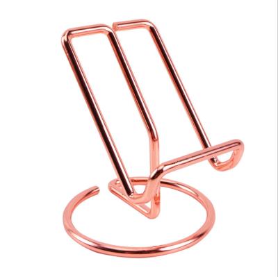 China PORTABLE metal holder for cell phone customizable phone base is suitable for all cell phones for sale