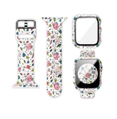 China Custom High Quality Fanshion Class Watch Strap Set Smart Hand Case Protective Case for sale