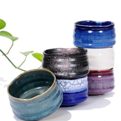 China Viable Chinese Matcha Powder Tea Bowl Ceramic Matcha Chawan Bowl for sale