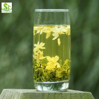 China Jasmine Green Tea loose tea, green tea leaves and dried flower buds for sale