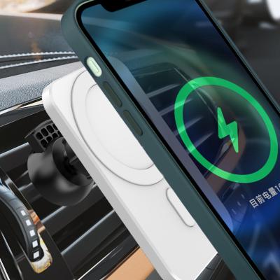 China 15W Wireless Charger Magnetic Magnetic Car Mobile Phone Amazon Smart Wireless Fast Charger Wireless Charger For iPhone 12 /11 for sale