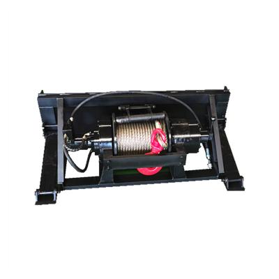 China CRANES hydraulic winch for skid steer loader attachment for sale