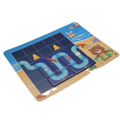 China Sticky sticker Custom card game board game with printing painting logo for kids logic learning for sale