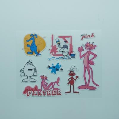 China Eco-friendly +Waterproof  China custom pvc cartoon sticker card kiss cut reusable TPE sticker sheet game stickers for sale