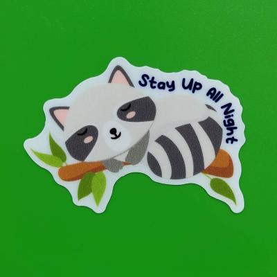 China Eco-friendly +Waterproof  Packing Supplier Custom Label Sticker Waterproof reusable TPE Promotional Cartoon Stickers for sale