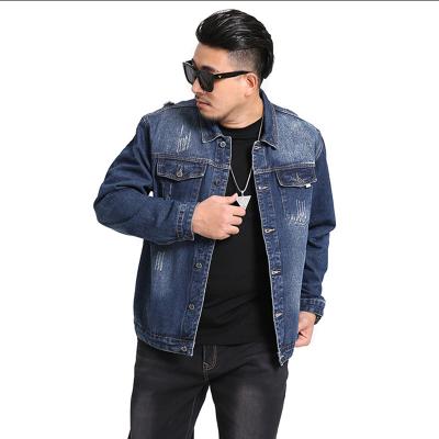 China Single Breasted Men Breathable High Quality Cowboy Denim Jacket Solid Color Casual Jacket Plus Size Men's Spring Jean Jacket for sale