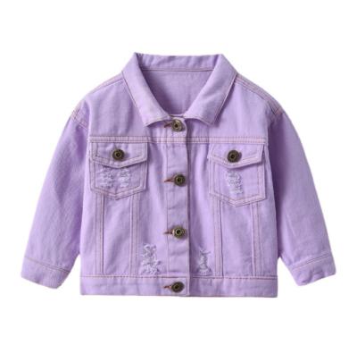 China Baby Boy Girl Toddler Denim Coat Anti-Shrink Unisex Outwear Toddler Kids Jean Jackets Top Jean for sale