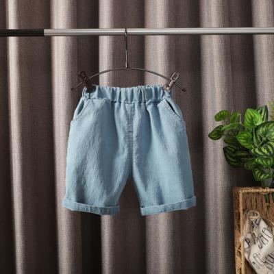 China New SE6695 breathable hot fashion summer fashion classic waist jeans basic elastic denim shorts clothing outfit for sale