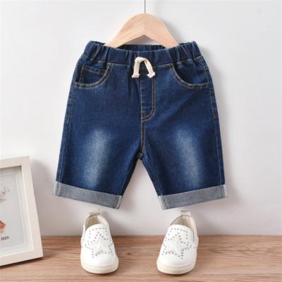 China SE9493 Quality Fashion Boy Kids Harem Pants Breathable Denim Printing Elastic Boy Pants Shorts for sale