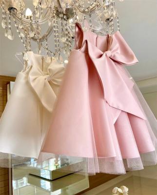 China rts 1 to 6 years old big bow washable 2021 birthday girl first princess girl dress korean for sale