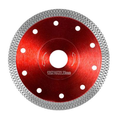 China Durable Cutter Machine Tool Accessories 230mm Turbo Disc Continuous Cutting Diamond Saw Blade For Concrete Grinder Porcelain for sale