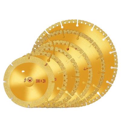 China Cutting Efficiently Industrial Grade Vacuum Welded Diamond Cutting Saw Blade For Porcelain Tile for sale