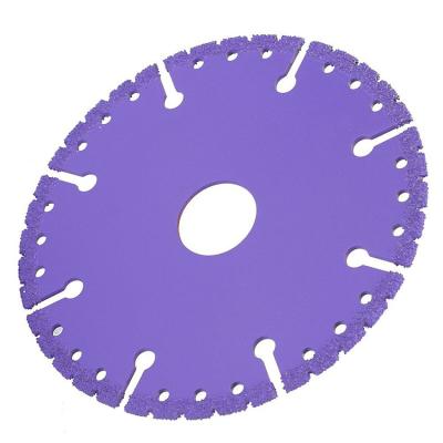 China Cutting Efficiently Sharpening Long Life Vacuum Welded Circular Cutting Disc Arix Diamond Saw Blade For Concrete Cutting for sale