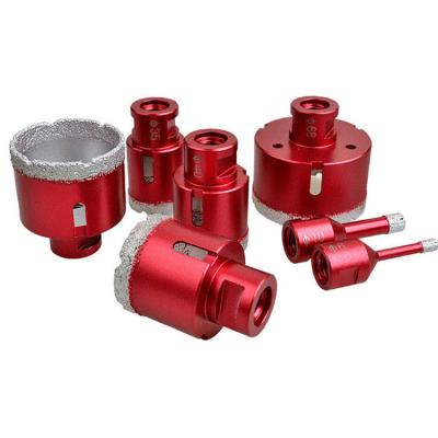 China Masonry Vacuum Welded Diamond Core Drill Bit Hole Saw For Drilling Ceramic Tile Marble Granite for sale