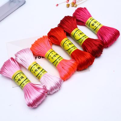 China DIY Jewelry Accessory Personalized 1.5MM Silk Woven Rope DIY Bracelet South Korea Accessories Custom Jewelry Rope Chinese Silk Knot Hand - Woven Rope for sale