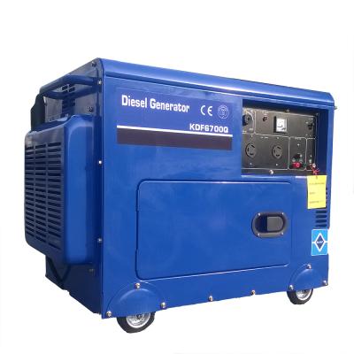 China Sale Well CE ISO Diesel Generator 5kw 3phase Mini Silent Emergency Hotel 15L for sale