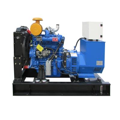 China discount CE ISO 24kw 30kva heavy wood burning electricity generator HTG-24GF for sale