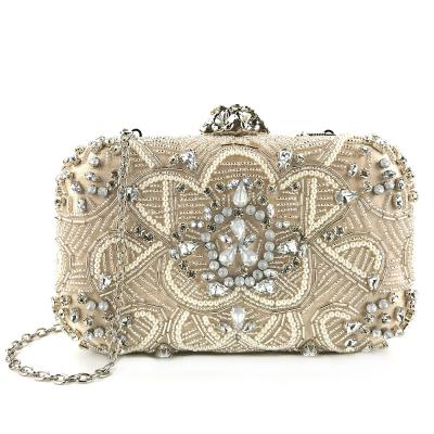 China High Quality Evening Clutches and Clutches for Women Crystal Clutch Beaded Rhinestone Purse Wedding Party Handbag for sale