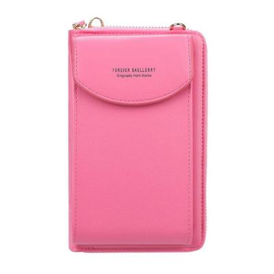 China 2021 Portable New Arrive Ladies Multifunctional Fashionable Mini Wallet Pocket Mobile Phone Shoulder Bag For Women for sale