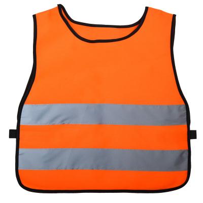 China High Visibility EN 1150 High Viz Kids Wear Uniforms Safety Vest Child Reflective Safety Surveyor Vest for sale