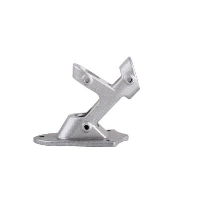 China Widely Applied Heavy Duty Flag Pole Bracket Aluminum Flag Pole Bracket Completed 2 Installation Positions For Wall Flag Pole Bracket for sale