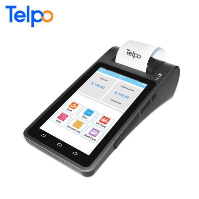 China SDK OEM/ODM TPS570 3G Android 7 Inch Tablet POS Desktop Mobile Terminal with Built-in Printer for sale