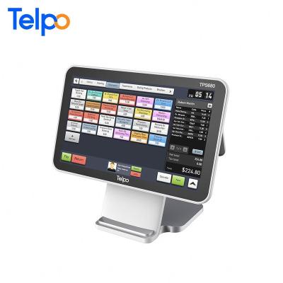 China Telpo TPS680W Windows SDK Partner POS Desktop Cash Register OS Smart Retail Dual Screen All In One for sale