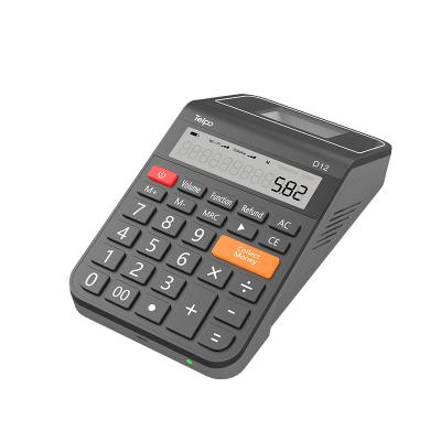 China Restaurnat Telpo C12 Mini Electronic Cheap Cash Register Machine With Barcode Scanner for sale